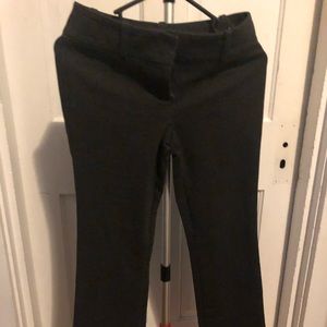 Ann Taylor Modern Fit dress pants, gorgeous dark gray, size 0.